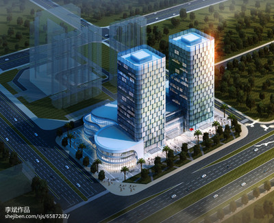 龍城大街建筑外立面裝飾-裝修設(shè)計(jì)效果圖-謀設(shè)計(jì)師作品-設(shè)計(jì)本