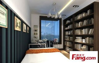 天津龍居花園歐美風情二居室裝修效果圖 86平米4萬裝修設(shè)計案例 天津房天下家居裝修網(wǎng)